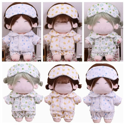 20cm Doll Pajamas Suit Photo Props Shirt