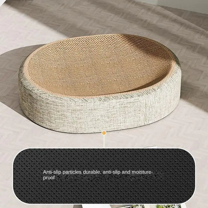Oval Shape Scratch Pad For Cats sisal Scratching