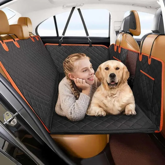 Hard Bottom Dog Car Seat Cover Waterproof