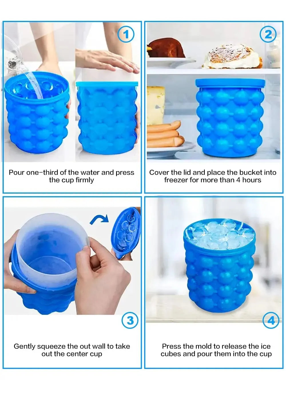 Silicone Ice Bucket Ice Maker