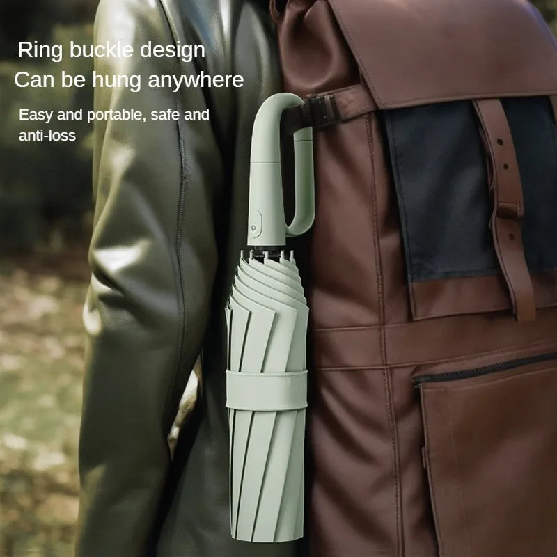 Creative Ring Buckle Windproof Reinforced Umbrella