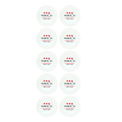 10 PCS Huieson New ABS Plastic Table Tennis Balls