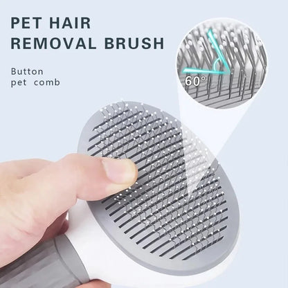 Pet Dog Brush Cat Comb Self Cleaning Pet