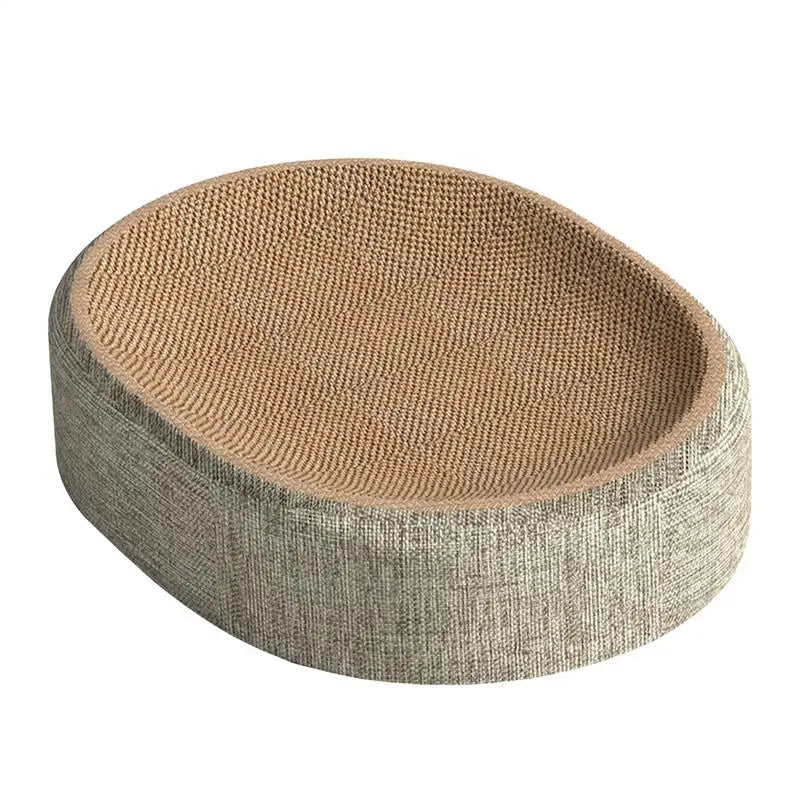 Oval Shape Scratch Pad For Cats sisal Scratching