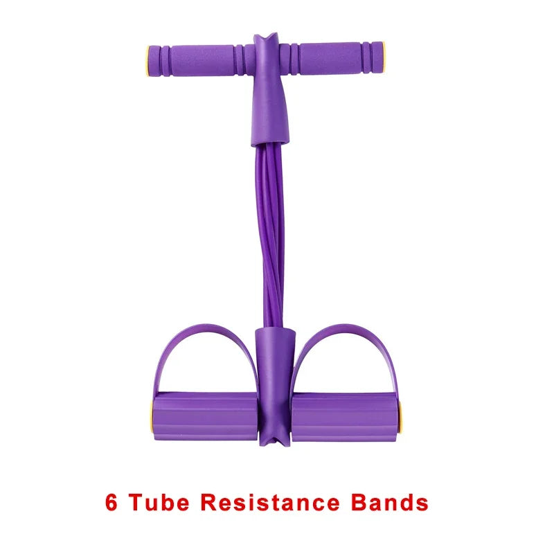 4-Level Resistance Band Tensioner with Non-Slip Handles