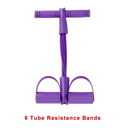 4-Level Resistance Band Tensioner with Non-Slip Handles