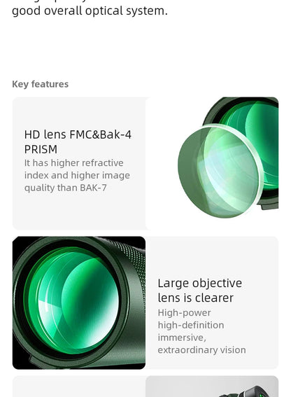 Portable Zoom HD 5000M Telescope Folding Long Distance