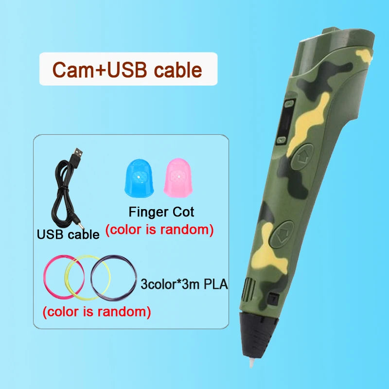 3D Pen Drawing Printing Pen With LCD Screen
