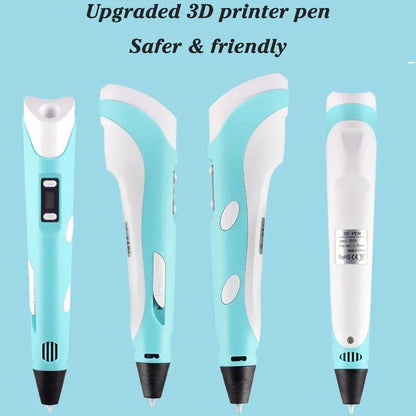 3D Pen Drawing Printing Pen With LCD Screen
