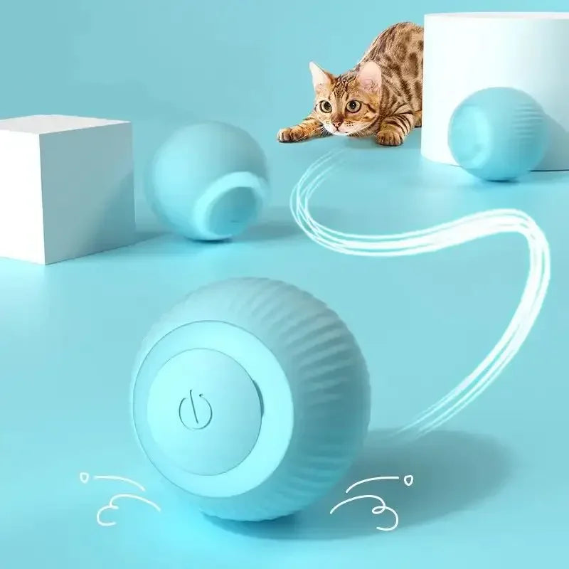 Smart Cat Rolling Ball Toys Rechargeable Cat Toys Ball