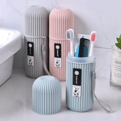 Portable Toothbrush Toothpaste Holder Toothbrush Case