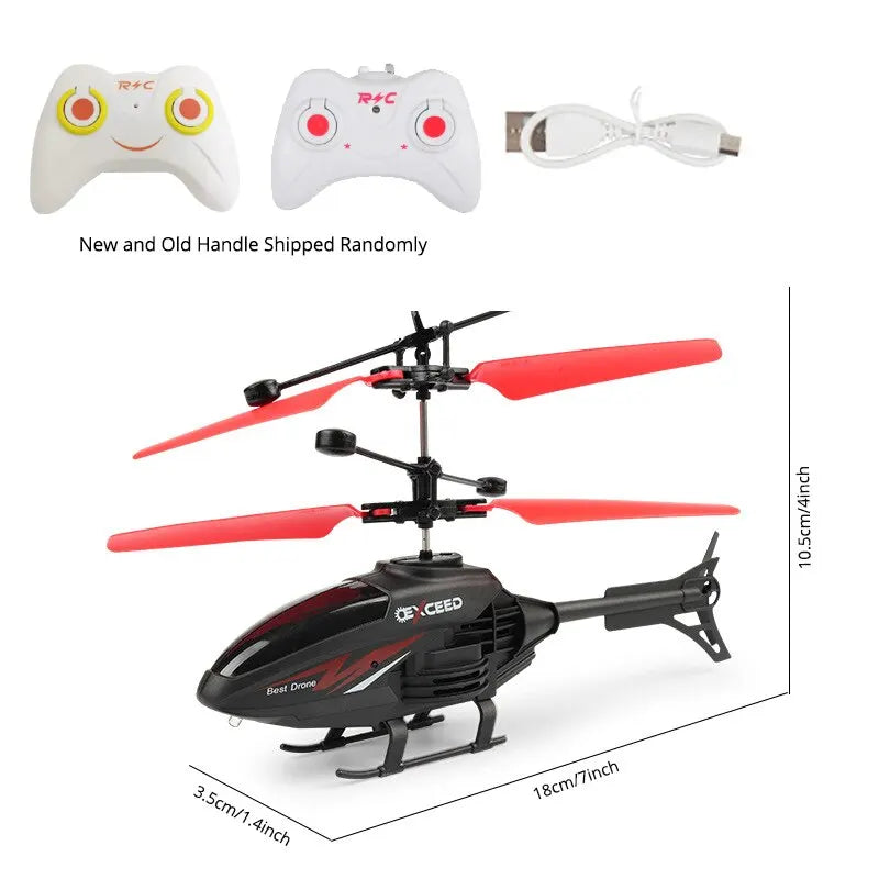 2 Channel Gesture Control Suspension Helicopter