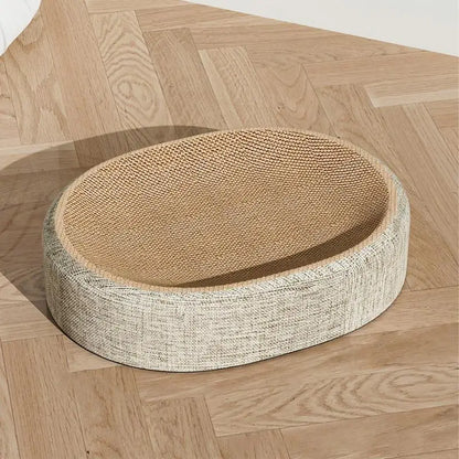 Oval Shape Scratch Pad For Cats sisal Scratching