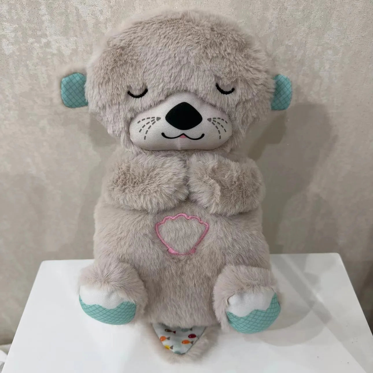 Baby Breathing Bear Baby Soothing Otter Plush Doll