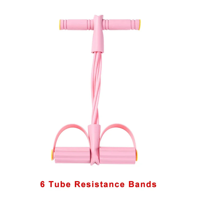 4-Level Resistance Band Tensioner with Non-Slip Handles