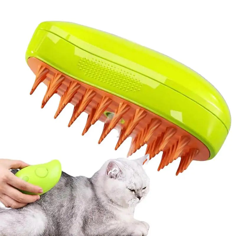 Cat Steam Brush Steamy Dog Brush 3 in 1 Electric Spray