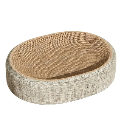 Oval Shape Scratch Pad For Cats sisal Scratching