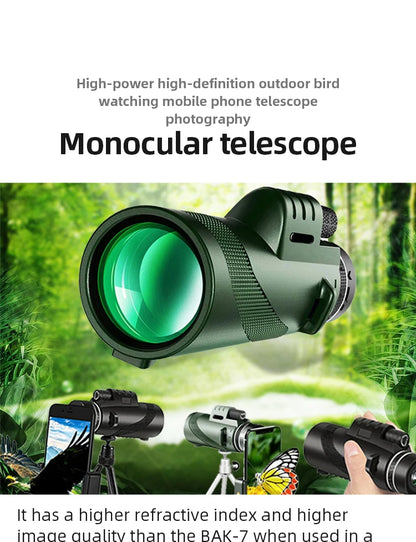 Portable Zoom HD 5000M Telescope Folding Long Distance