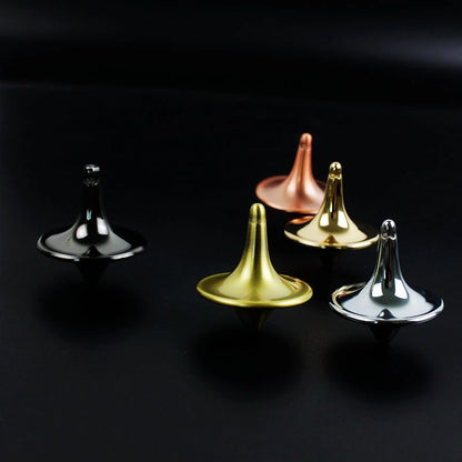 Metal Gyro Hot Movie Totem Silver Hand Spinning Top
