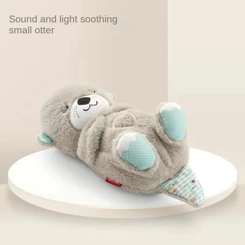 Baby Breathing Bear Baby Soothing Otter Plush Doll