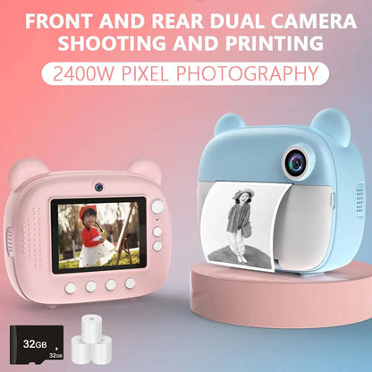 Children Digital Camera Instant Print for Kids