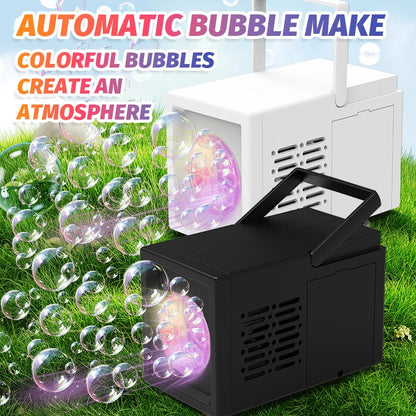 Fully automatic electric bubble machine