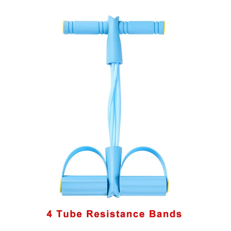 4-Level Resistance Band Tensioner with Non-Slip Handles