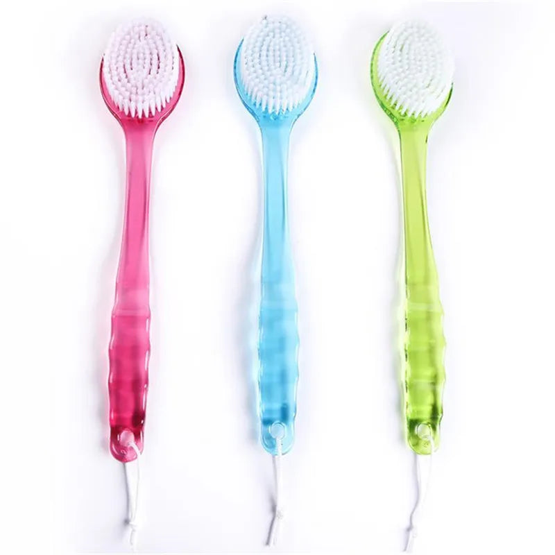 1Pc Long Handle Bath Brush Soft Hair Bath Brush Back