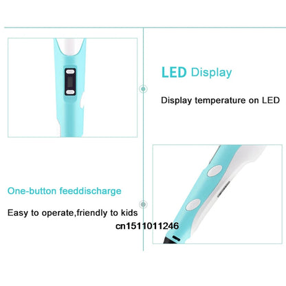 3D Pen Drawing Printing Pen With LCD Screen