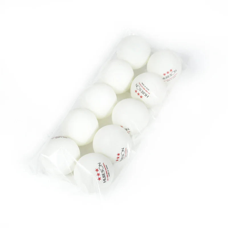 10 PCS Huieson New ABS Plastic Table Tennis Balls
