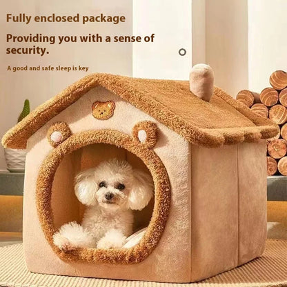 All Season Dog House Style Bed