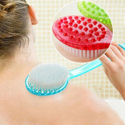 1Pc Long Handle Bath Brush Soft Hair Bath Brush Back