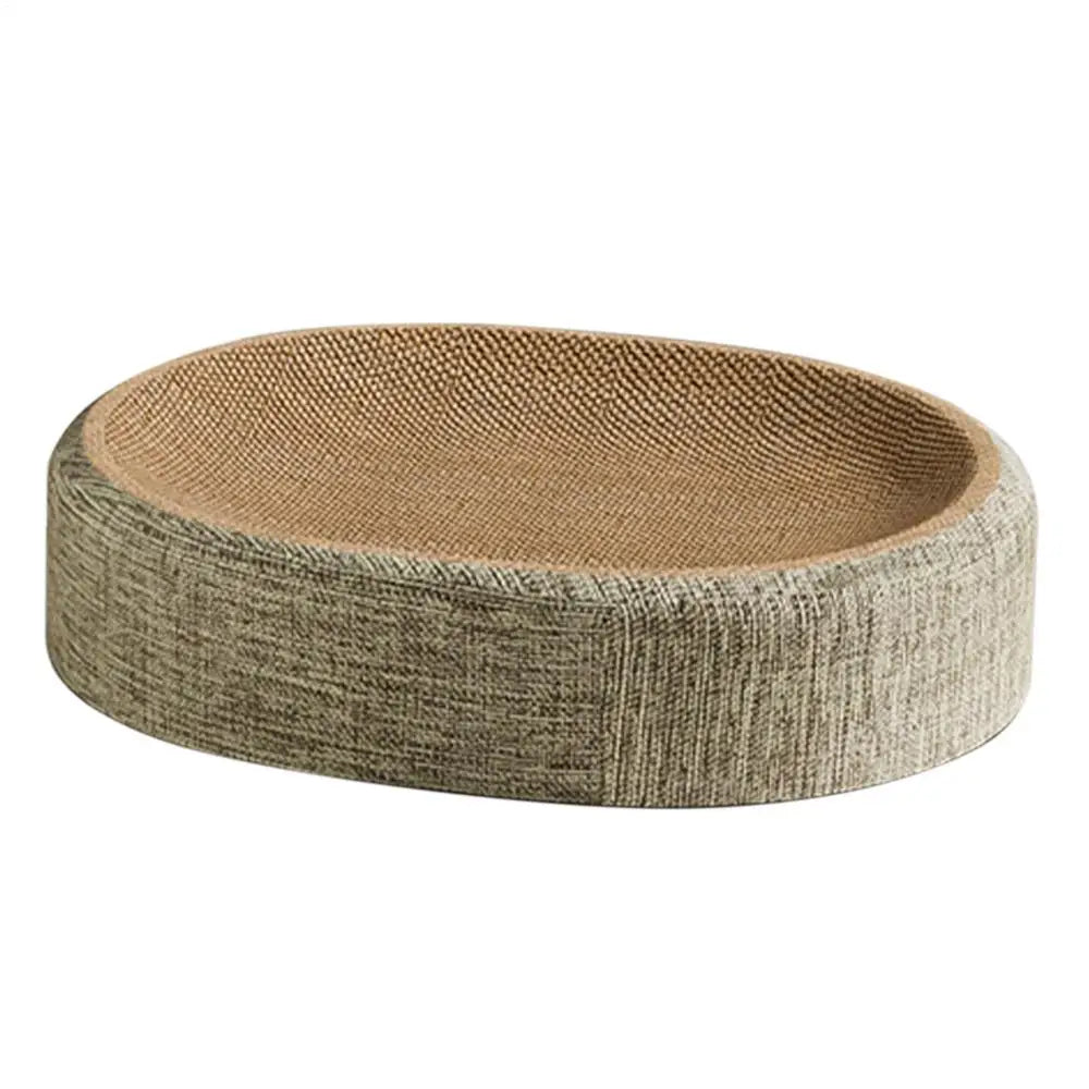 Oval Shape Scratch Pad For Cats sisal Scratching