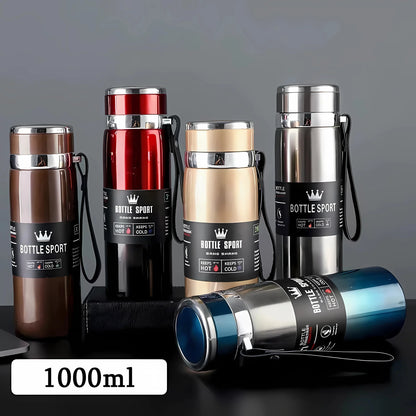 1L Thermal Water Bottle Keep Cold and Hot Water Bottle