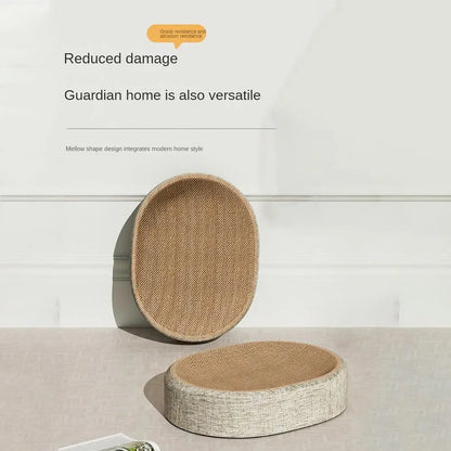 Oval Shape Scratch Pad For Cats sisal Scratching