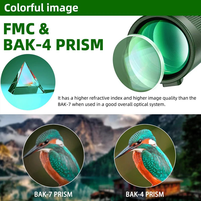 Portable Zoom HD 5000M Telescope Folding Long Distance