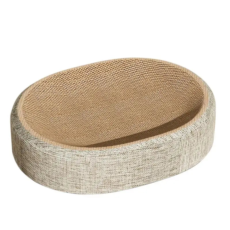 Oval Shape Scratch Pad For Cats sisal Scratching