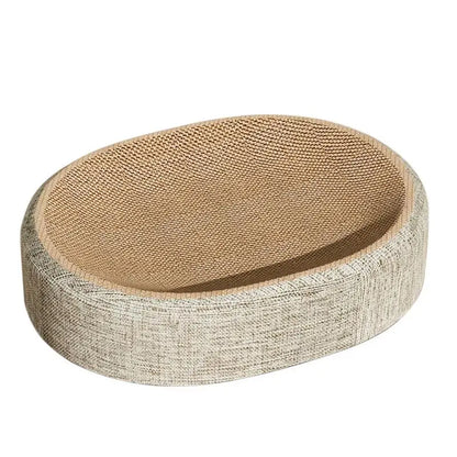 Oval Shape Scratch Pad For Cats sisal Scratching