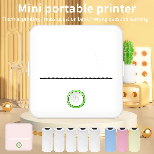 X6 mini HD portable printer sticker label Bluetooth pocket