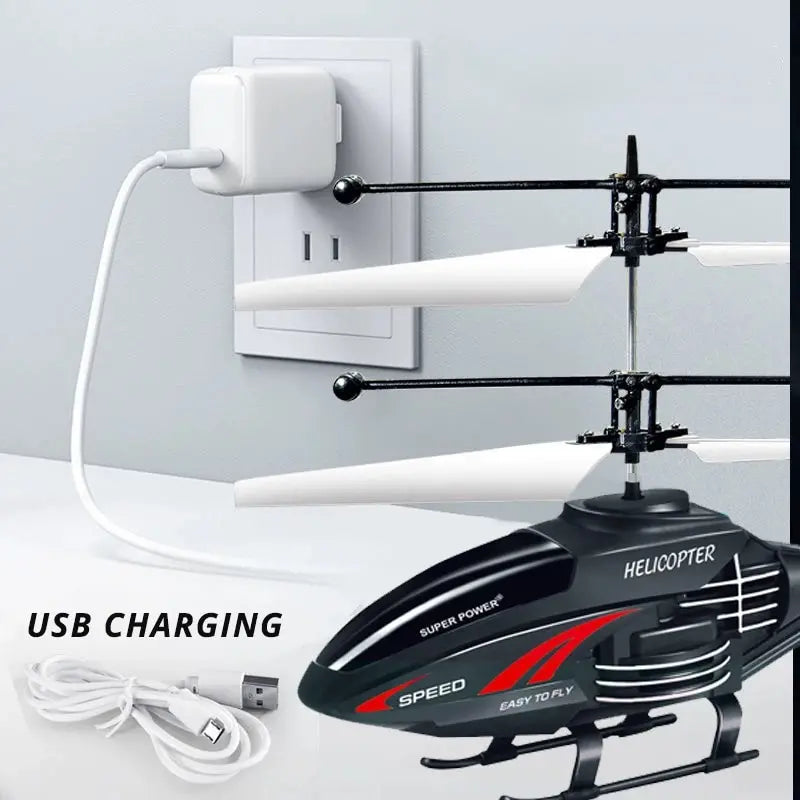 2 Channel Gesture Control Suspension Helicopter