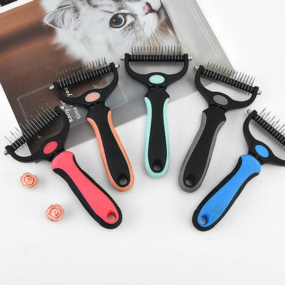 Professional Pet Deshedding Brush Dog Hair Remover