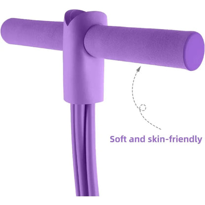 4-Level Resistance Band Tensioner with Non-Slip Handles